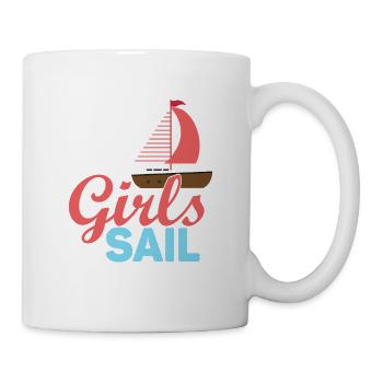 Cool Girls Sail - Tasse - Weiß - Rechts