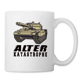 Alter Katastrophe - Tasse - Weiß - Rechts