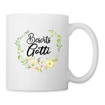 Beschts Gotti Schweiz Patentante fragen Patin - Tasse - Weiß - Rechts