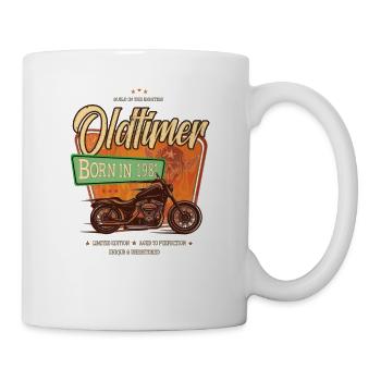Oldtimer Motorcycle born 1981 Birthday Gift - Mug - white - Right