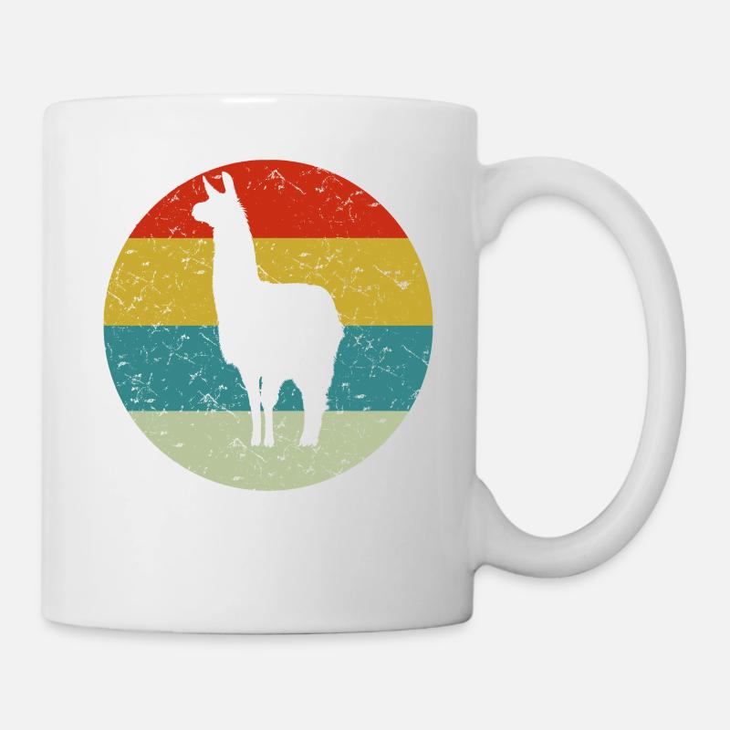 Lama - Tasse - Weiß