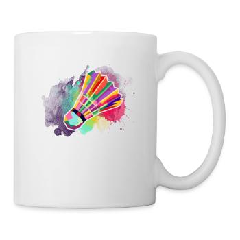 Athletes Men Women Children Badminton Badminton - Mug - white - Right