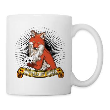 Doppelkopf - Tasse - Weiß - Rechts