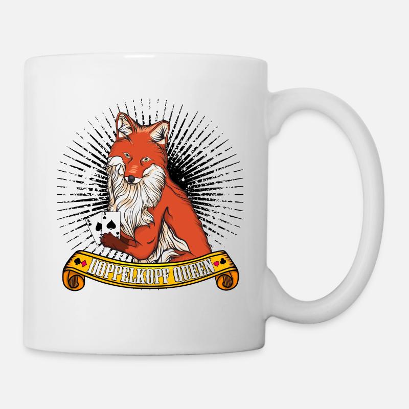 Doppelkopf - Tasse - Weiß