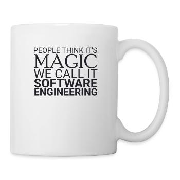 "Software Engineer Magic | Programming" - Mug - white - Right