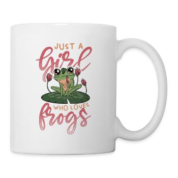 Just a girl who loves frogs - Frog Lady - Mug - white - Right