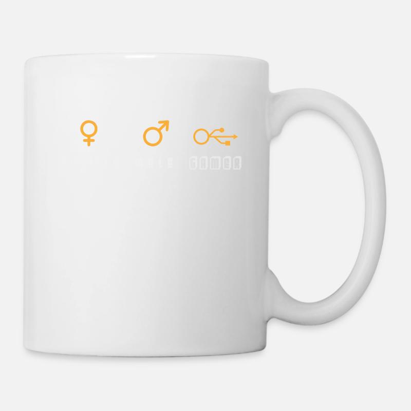 Retro-spiel Videospieler Gamepad Videospiele - Tasse - Weiß