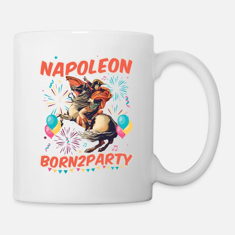 Napoléon Born2party - Mug blanc - blanc