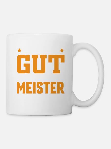 Der Meister ist da - Tasse - Weiß