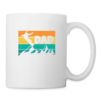 Snowboard Dad Like A Normal Dad Just Cooler Ski Sn - Tasse - Weiß - Rechts