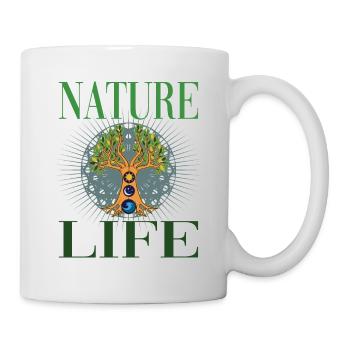 Arbre de Vie pour les Amoureux de la Nature Amoureux de la Nature - Mug blanc - blanc - Droite