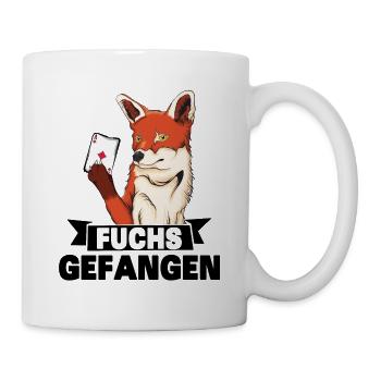Doppelkopf - Tasse - Weiß - Rechts
