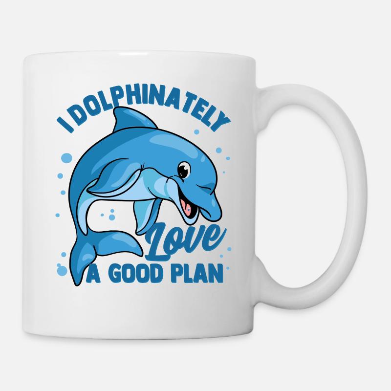 Dauphin Dauphin Dauphin - Mug blanc - blanc
