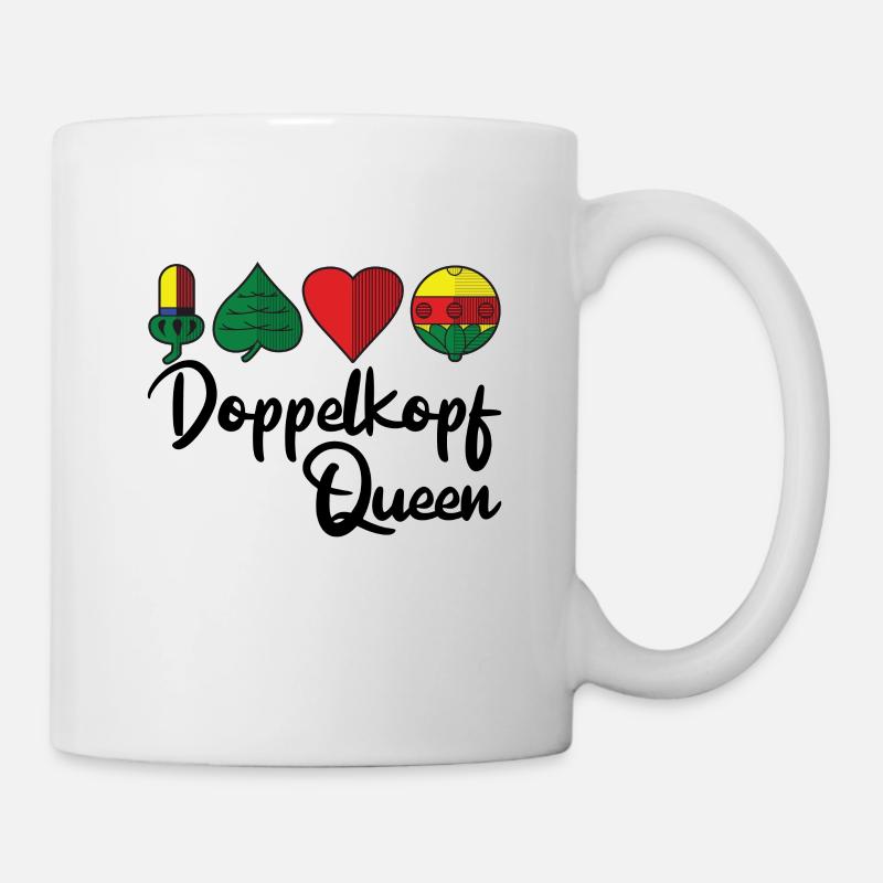 Doppelkopf - Tasse - Weiß