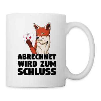 Doppelkopf - Tasse - Weiß - Rechts