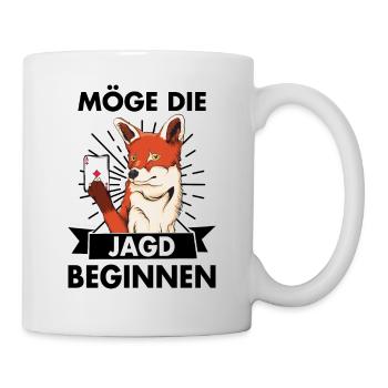 Doppelkopf - Tasse - Weiß - Rechts