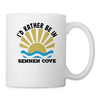 Cornwall - Ich wäre lieber in Sennen Cove - Tasse - Weiß - Rechts