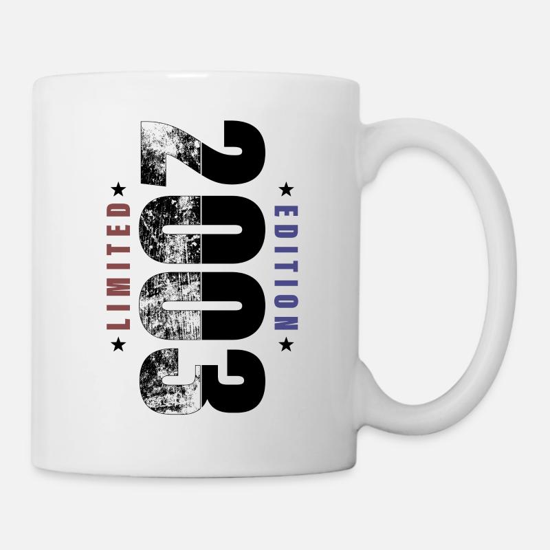 Grunge Birthday Limited Edition 2003 Geboren im Ja - Tasse - Weiß
