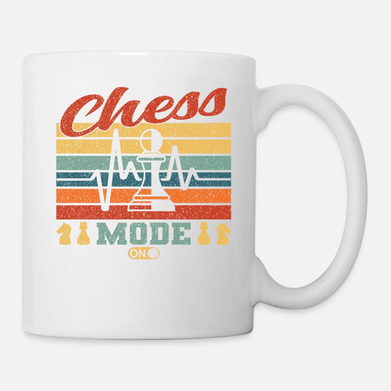 Chess Chess Chess Player Chess - Mug - white