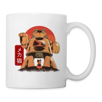 Cat Mech Robot Anime Japanese Mechanical - Mug - white - Right