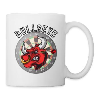 Bullseye Darts Fan Dartpfeil Dartboard - Mug - white - Right