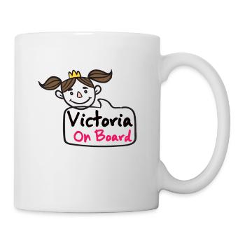 Victoria On Board - Mug - white - Right