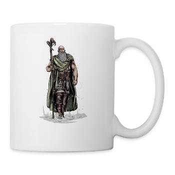 Druide I Kelten & Wikinger Norse Motiv für - Tasse - Weiß - Rechts