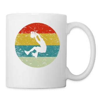 Vintage Basketball - Tasse - Weiß - Rechts
