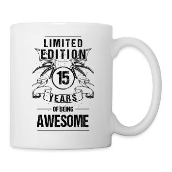 15th Birthday Vintage Limited Edition 15 Years RP - Mug - white - Right