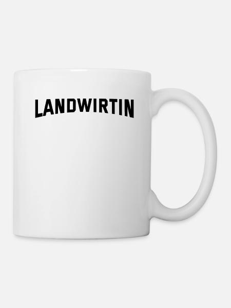 Landwirtin - Tasse - Weiß