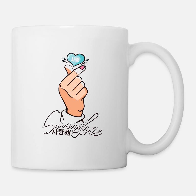 K-Pop K-Drama Corée Pop Pop Musique Drame Cadeau - Mug blanc - blanc