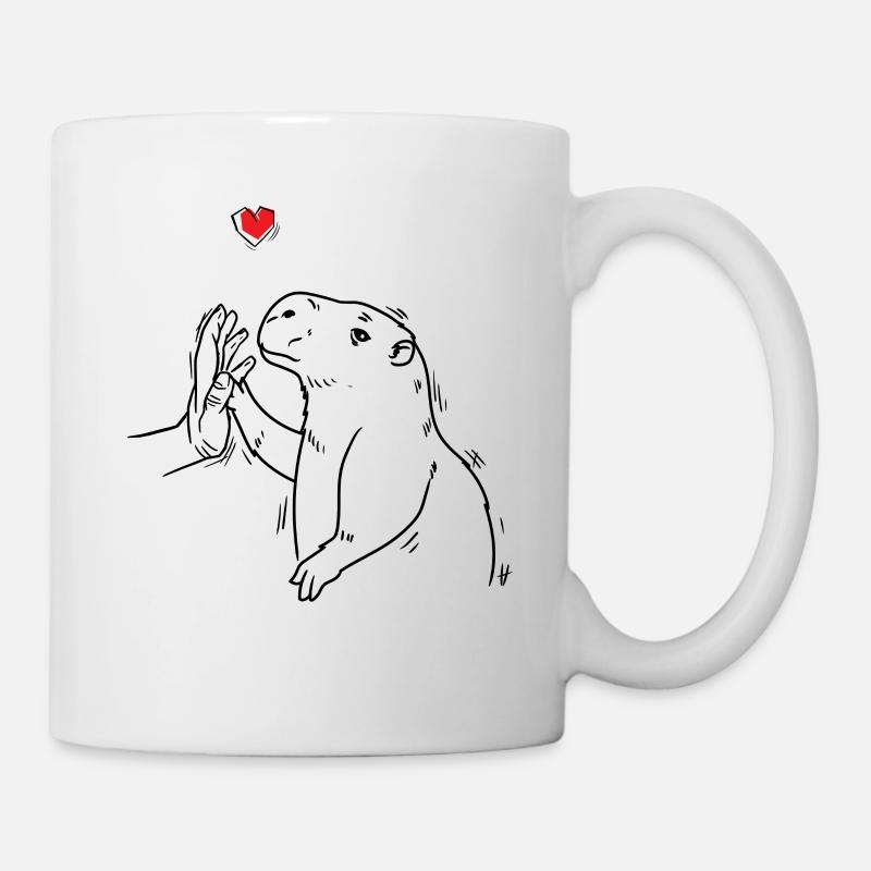 Capybara Wasserschwein Nagetier - Tasse - Weiß