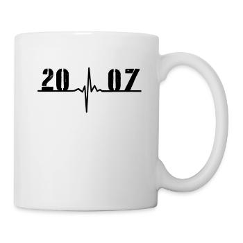 Heartbeat Minimal Birthday Vintage 2007 Line - Mug - white - Right