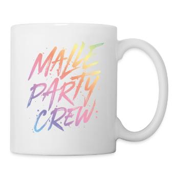 malle party crew colorful - Mug - white - Right