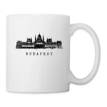 Budapest Parlament Ungarn Skyline I Love Budapest - Tasse - Weiß - Rechts