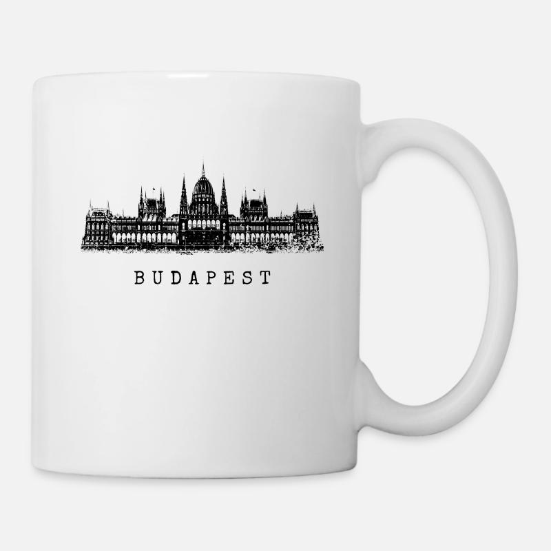 Budapest Parlament Ungarn Skyline I Love Budapest - Tasse - Weiß