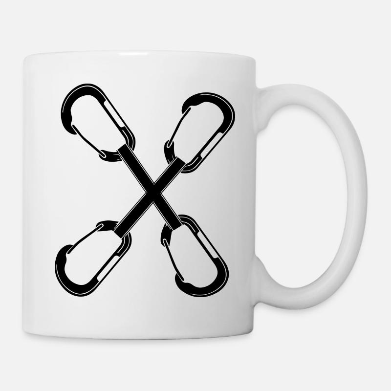 Escalade de bloc Escalade Randonnée - Mug blanc - blanc