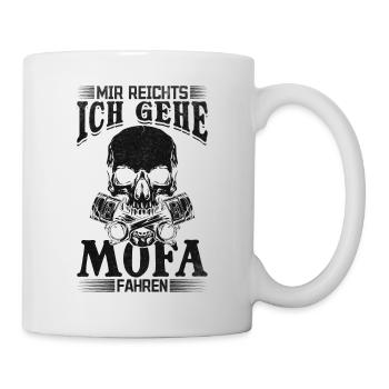 Moped Dirtbike Motorrad - Mir Reichts ich gehe - Tasse - Weiß - Rechts