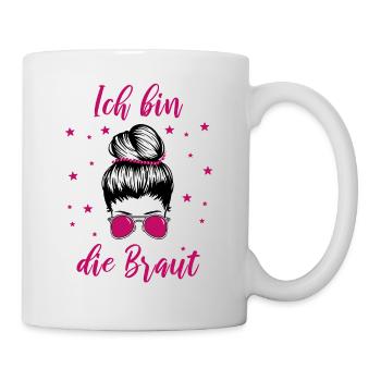 Ich Bin Die Braut Geschenk - Tasse - Weiß - Rechts