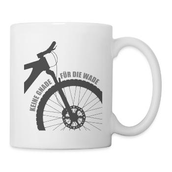 Keine Gnade für die Wade - Radsport - Tasse - Weiß - Rechts