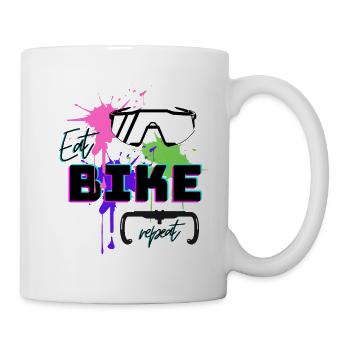 Eat Bike Repeat - Mug - white - Right