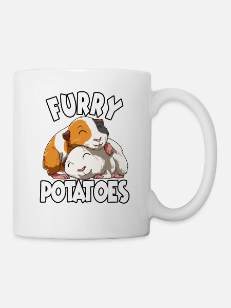Furry Potato für einen Meerschweinchen Liebhaber - Tasse - Weiß