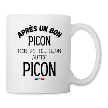 Humour alsace alcool picon cadeau alsacien drôle - Mug blanc - blanc - Droite