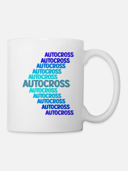 Autocross - Tasse - Weiß