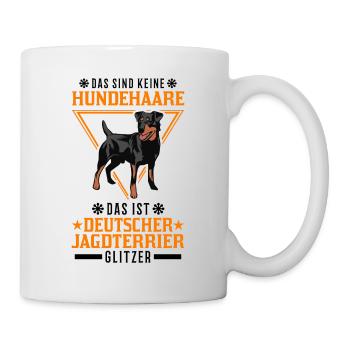 Deutscher Jagdterrier Glitzer - Tasse - Weiß - Rechts