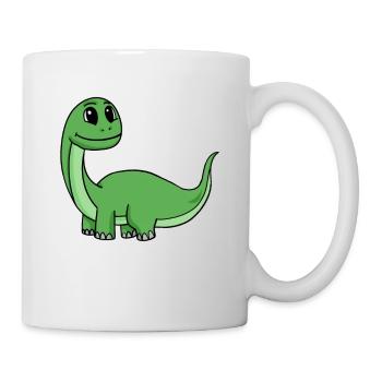 Dino Motif - Mug blanc - blanc - Droite