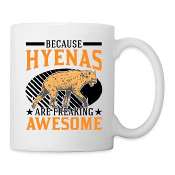 J’aime vraiment hyènes, ok Earth Wolf Hyena - Mug blanc - blanc - Droite