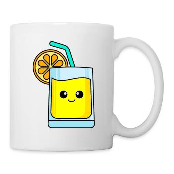 Limonade Comic - Tasse - Weiß - Rechts