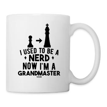 Nerd Schach Schachmeister Spruch - Tasse - Weiß - Rechts