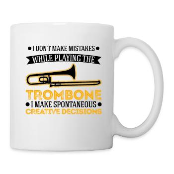 Trombone Trombone Trombone Player Trombonist - Mug - white - Right